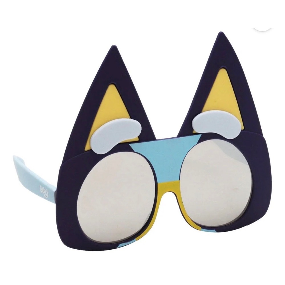 Bluey SunStaches Kids Sunglasses UV400 Impact Resistant Novelty Character Shades - Picture 2 of 3